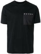 Les Hommes Eyelet Detail T-shirt - Black