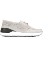 Givenchy Stylised Boat Shoes, Men's, Size: 43, Grey, Suede/leather/rubber