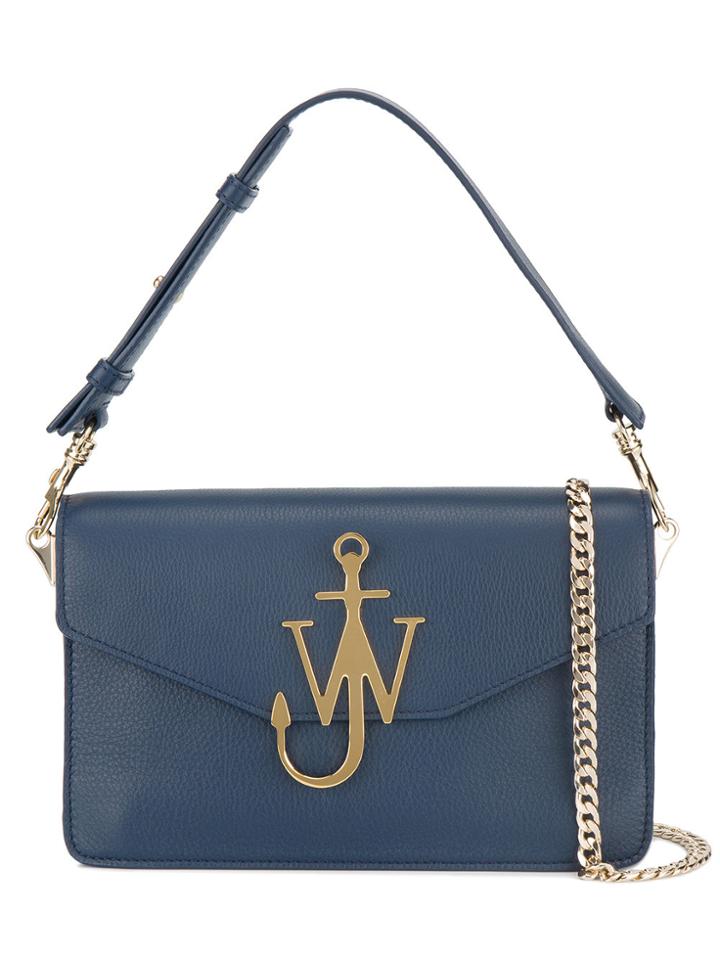 Jw Anderson Blue Logo Shoulder Bag
