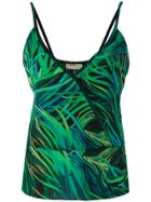 Elie Saab Printed Cami Top - Green
