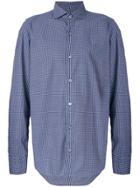 Drumohr Checked Shirt - Blue