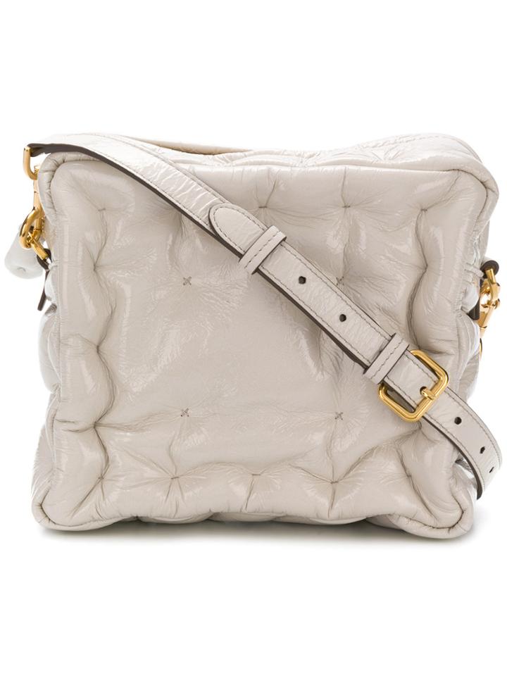Anya Hindmarch Chubby Cube Cross-body Bag - White