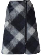 Jil Sander Navy 'patch Pocket' Skirt, Women's, Size: 34, Blue, Acrylic/polyester/acetate/virgin Wool