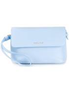 Versace Foldover Logo Purse - Blue