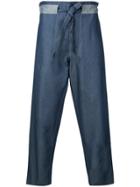 Andrea Pompilio Baggy Jeans - Blue