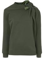 Y / Project Scarf Neck Sweatshirt - Green