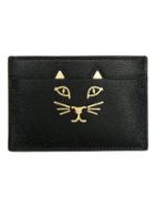 Charlotte Olympia 'kitty' Cardholder - Black