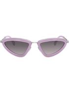 Miu Miu Eyewear Bold Cat-eye Sunglasses - Purple