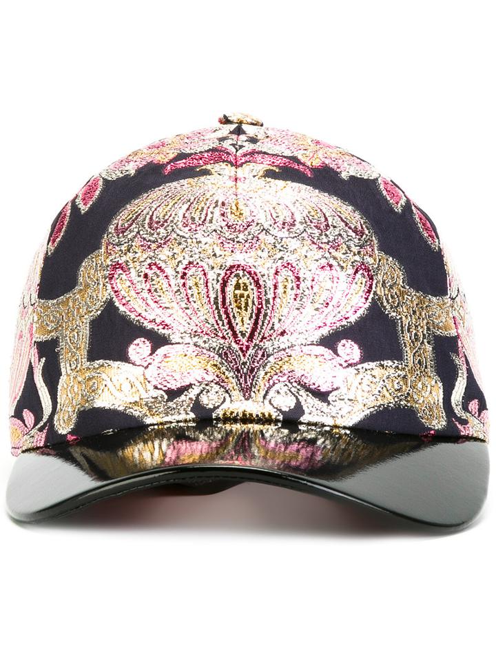 Gucci Lurex Cap, Women's, Size: Medium, Black, Silk/metallic Fibre/polyester/silk