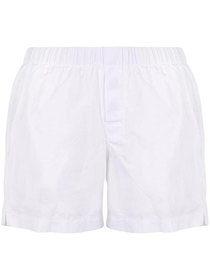 Venroy Relaxed-fit Pull-on Shorts - White