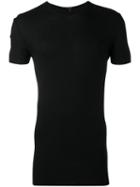 Unconditional - Ribbed Crew Neck T-shirt - Men - Rayon - Xl, Black, Rayon