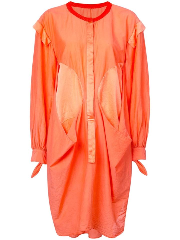 Tsumori Chisato Deconstructed Shirt Dress - Orange