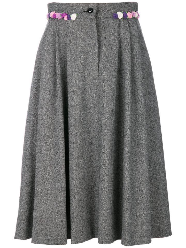 Anna K Front Knot Mini Skirt - Black