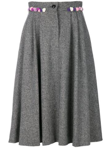 Anna K Front Knot Mini Skirt - Black