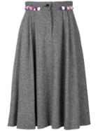 Anna K Front Knot Mini Skirt - Black