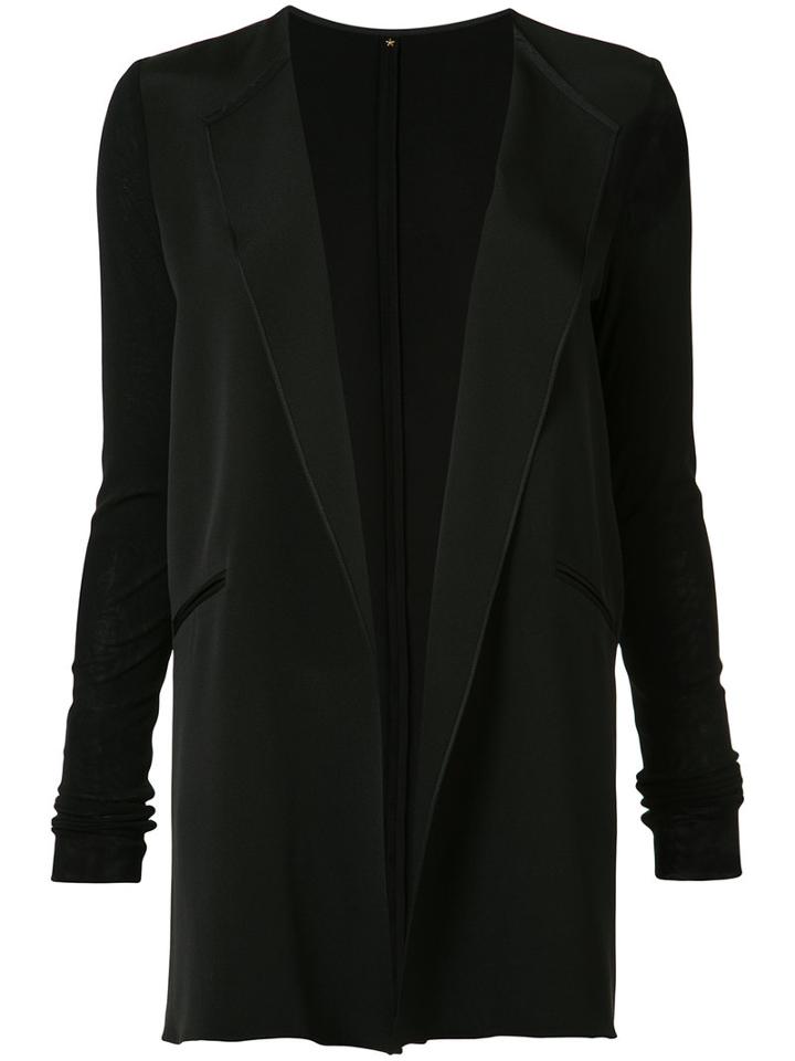 Peter Cohen Buttonless Blazer, Women's, Size: Small, Black, Silk