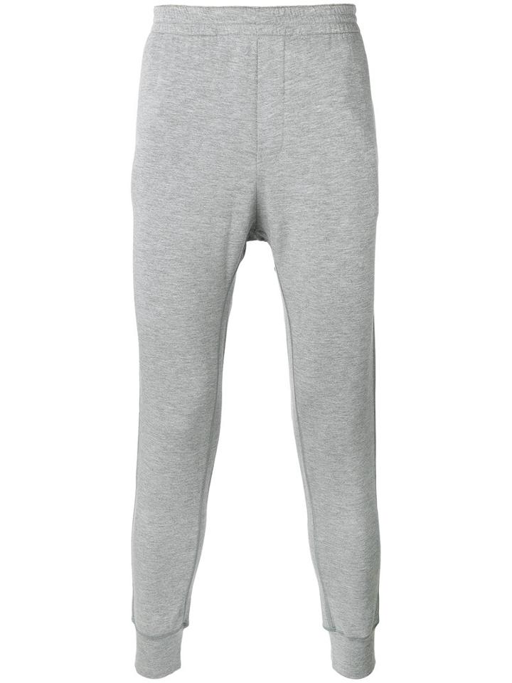 Dsquared2 Underwear Slim-fit Sweatpants, Men's, Size: Medium, Grey, Viscose/spandex/elastane