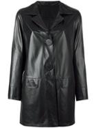 Sylvie Schimmel - Dimitri Coat - Women - Lamb Skin - 42, Women's, Black, Lamb Skin