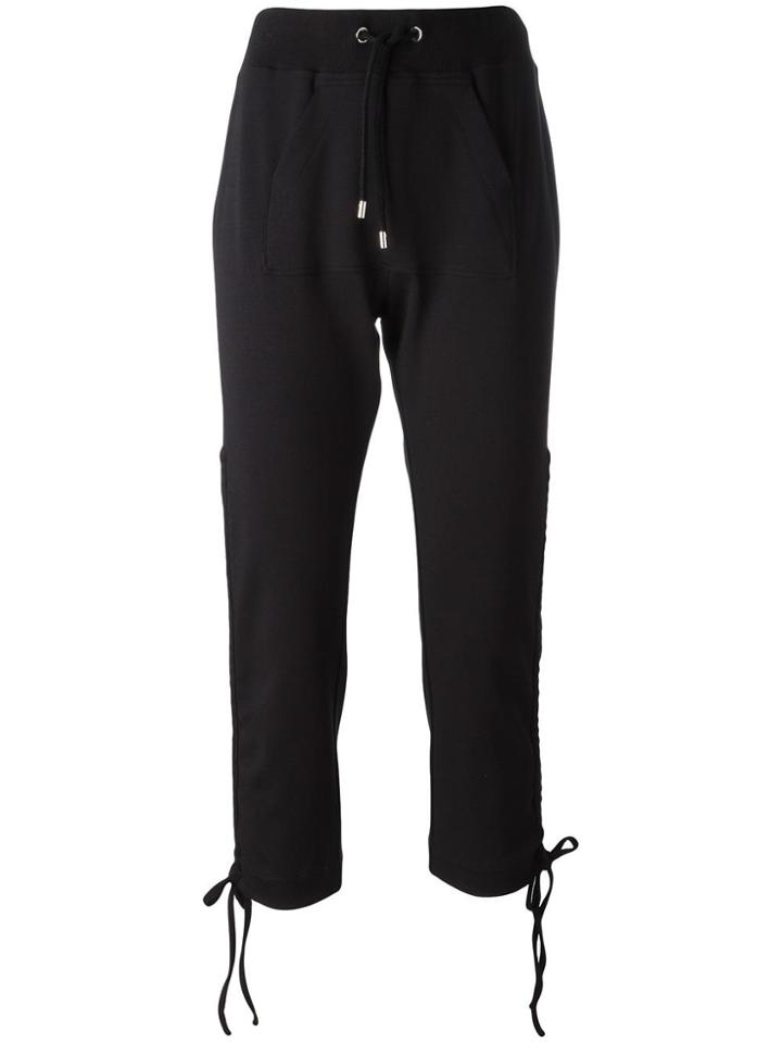 Moschino Drawstring Track Pants - Black