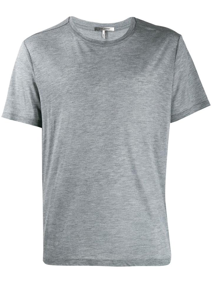 Isabel Marant Round Neck T-shirt - Grey