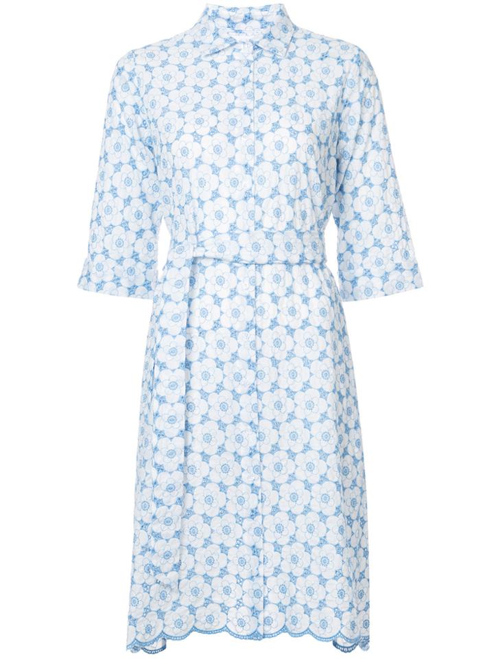 Lisa Marie Fernandez Mini Eyelet Dress - Blue