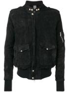Giorgio Brato Crinkled Leather Jacket - Black