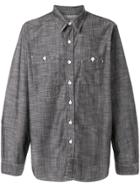 Engineered Garments Asymmetric Pockets Shirt - Black