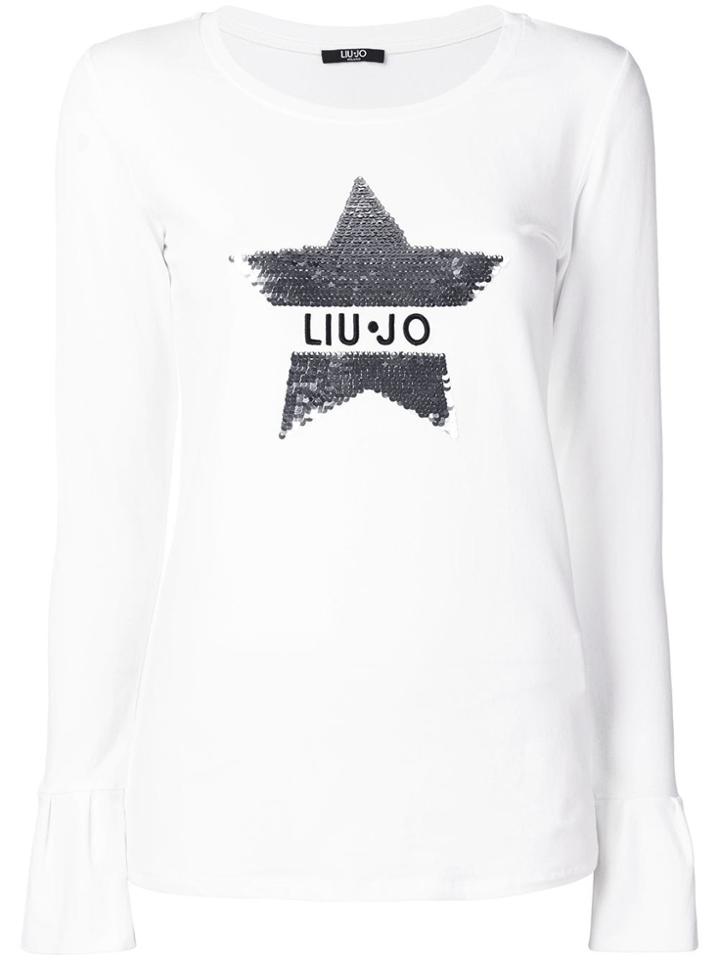 Liu Jo Zaira Star Jersey - White