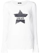 Liu Jo Zaira Star Jersey - White