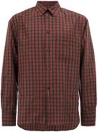 Lanvin Checked Button Shirt - Red