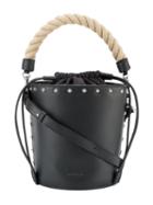 J.w.anderson Studded Bucket Bag, Women's, Black, Leather