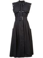 Proenza Schouler Belted Trench Dress - Black