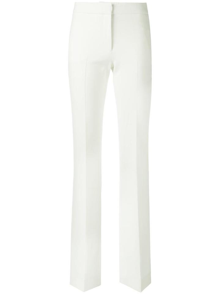 Victoria Victoria Beckham 'victoria' Trousers, Women's, Size: 10, White, Polyamide/spandex/elastane/wool