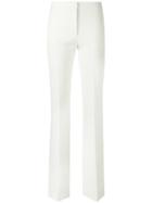 Victoria Victoria Beckham 'victoria' Trousers, Women's, Size: 10, White, Polyamide/spandex/elastane/wool