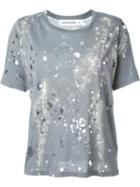 Filles A Papa Destroyed T-shirt, Women's, Size: 0, Grey, Cotton
