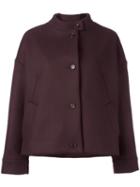 Aalto Cropped Oversized Coat, Women's, Size: 38, Brown, Polyamide/polyester/polyurethane/wool