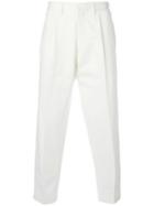 The Gigi Regular Trousers, Men's, Size: 50, White, Cotton