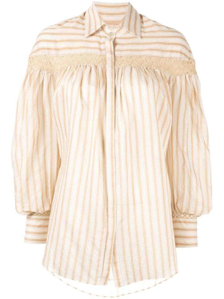 Arjé Amelia Striped Shirt - Yellow