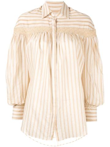 Arjé Amelia Striped Shirt - Yellow
