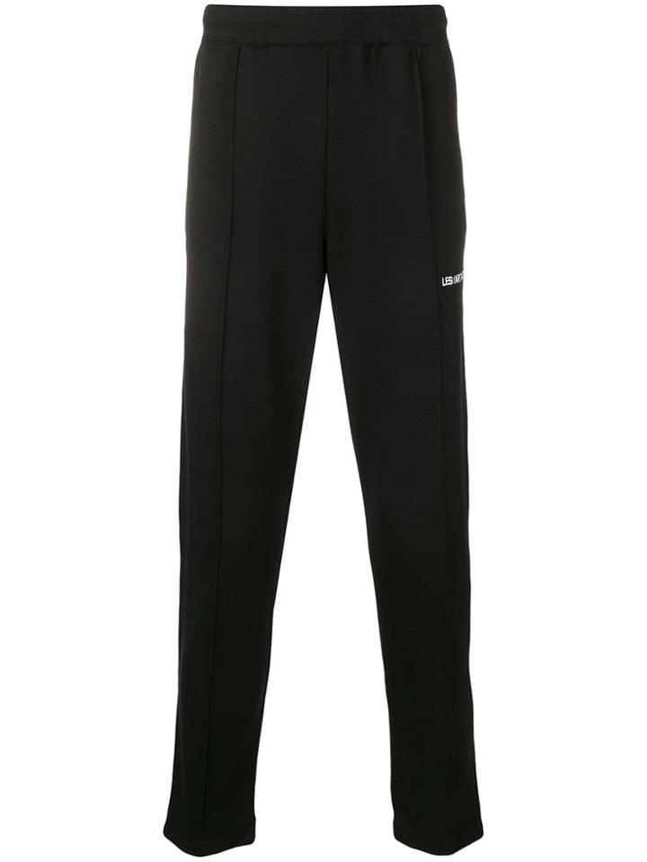 Les (art)ists Stripe Trim Sweatpants - Black