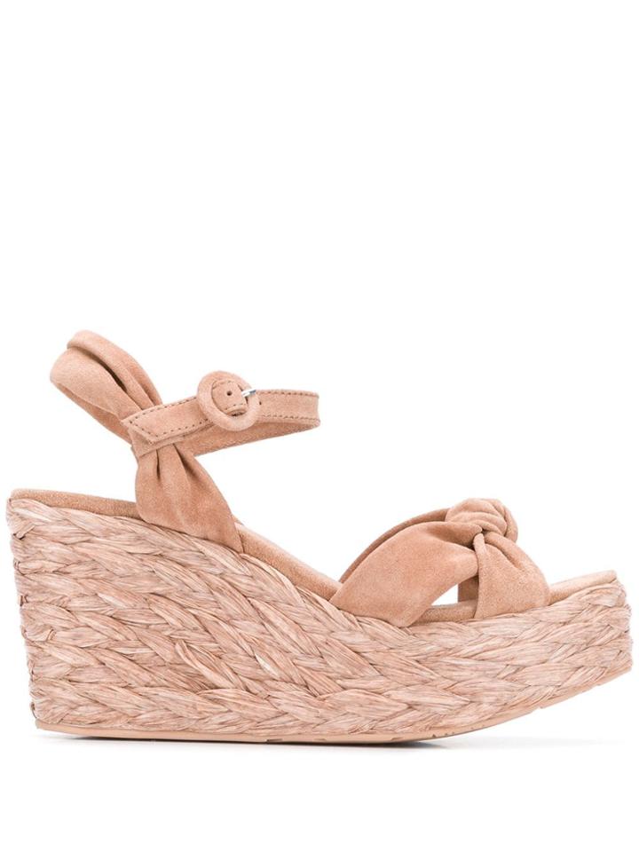 Pedro Garcia Darril Wedge Sandals - Pink