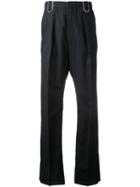 Lanvin - Reflective Patch Trousers - Men - Wool - 48, Black, Wool