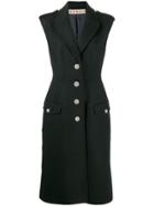 Marni Tuxedo Midi Dress - Black