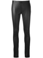 Philipp Plein Jake Leggings, Women's, Size: Xxl, Black, Cotton/polyamide/spandex/elastane/lamb Fur