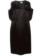Comme Des Garcons Noir Kei Ninomiya Chain Pleat Detail Dress