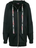 Karl Lagerfeld Karl X Kaia Oversized Hoodie - Black