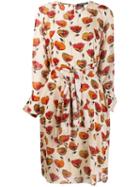 Luisa Cerano Poppy Print Dress - Neutrals