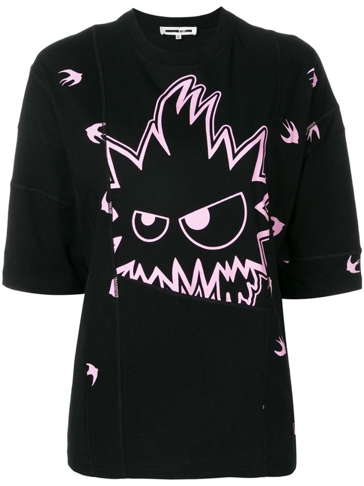 Mcq Alexander Mcqueen Swallow Monster T-shirt - Black