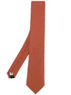 Gieves & Hawkes Spotted Silk Tie - Yellow & Orange
