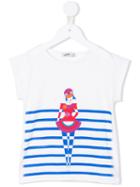 Junior Gaultier Ballerina Striped T-shirt, Toddler Girl's, Size: 4 Yrs, White
